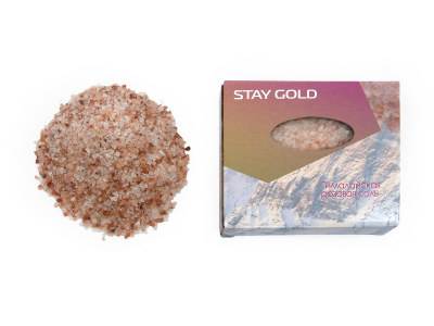 Гималайская розовая соль для ванны, фракция 3-5мм STAY GOLD 0,5 кг